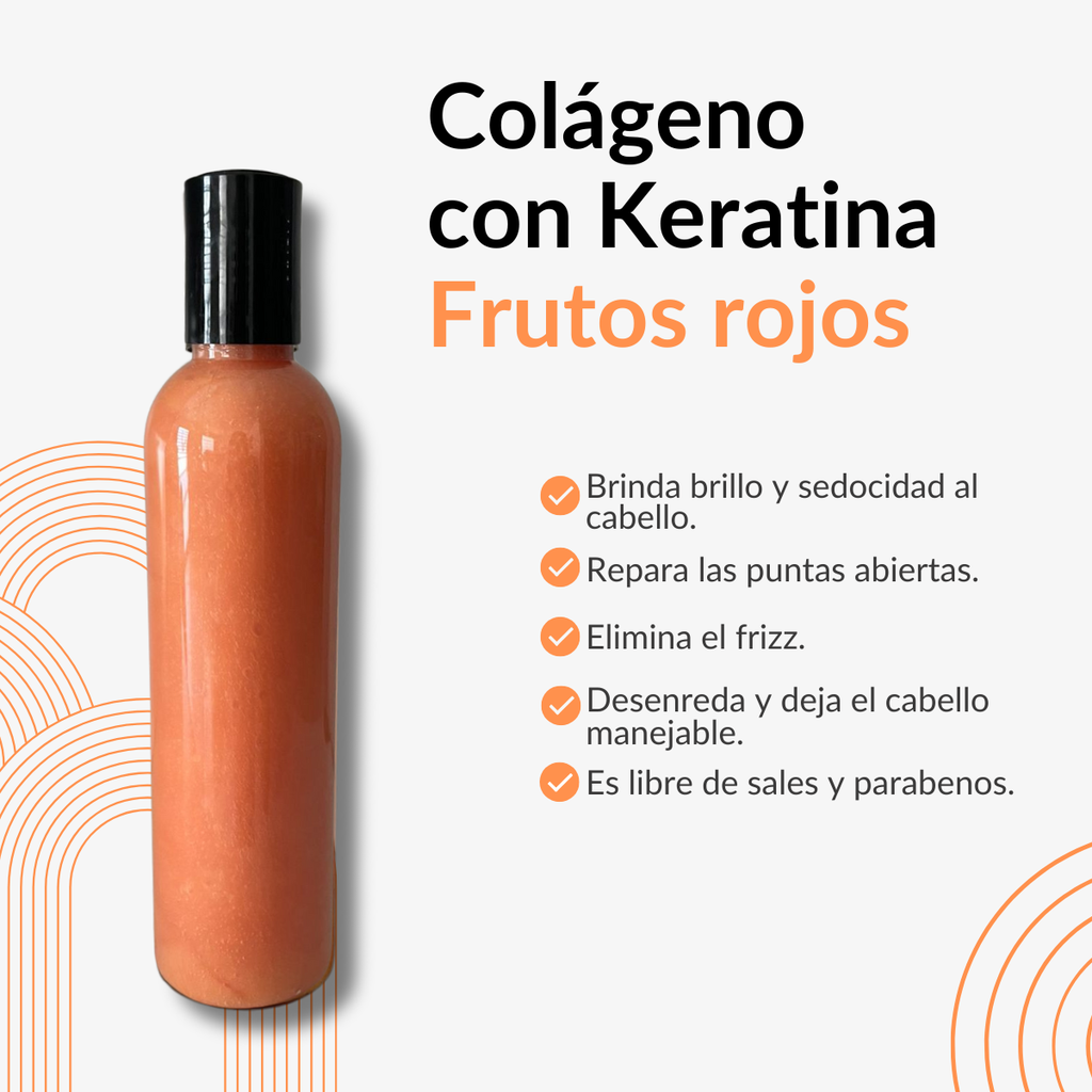 KERATINA CON COLAGENO FRUTOS ROJOS 250 G