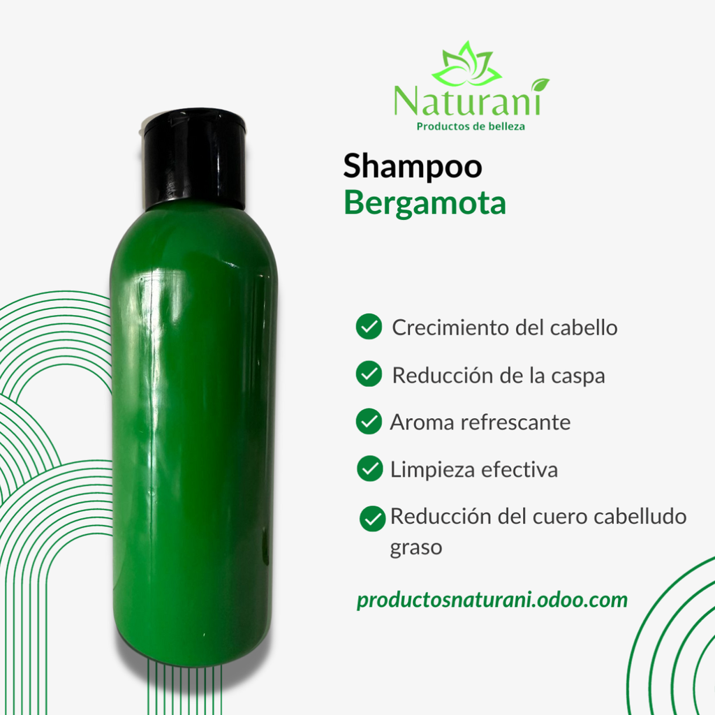 SHAMPOO DE BERGAMOTA 500 ML