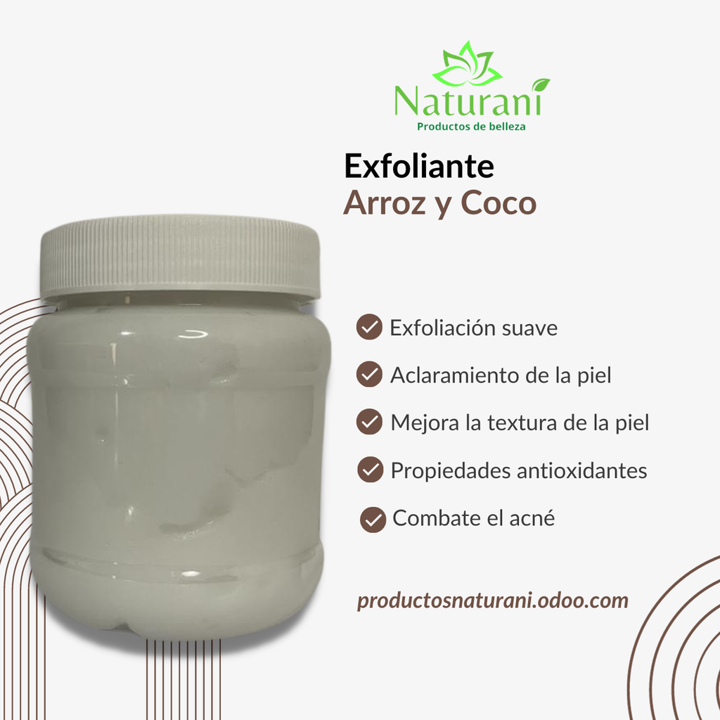 EXFOLIANTE DE ARROZ Y COCO 250 G