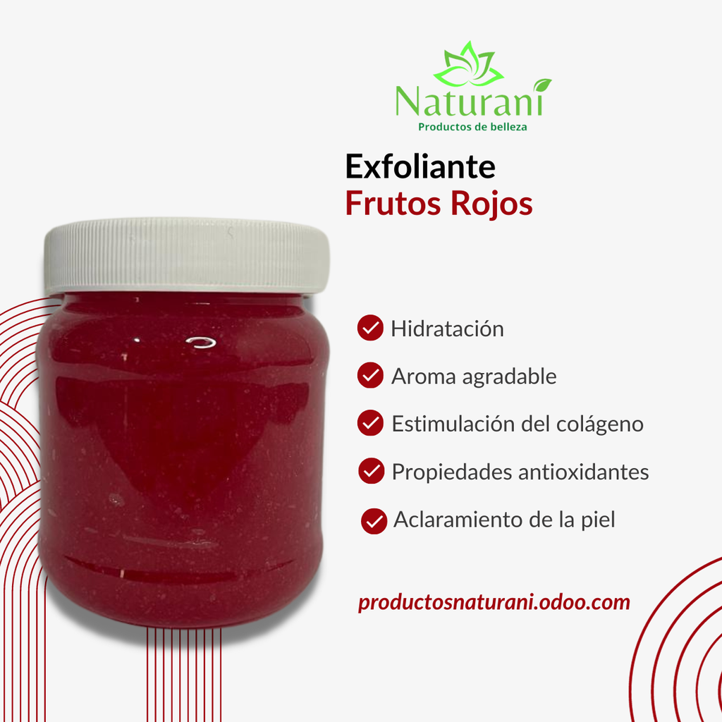 EXFOLIANTE DE FRUTOS ROJOS 250 G