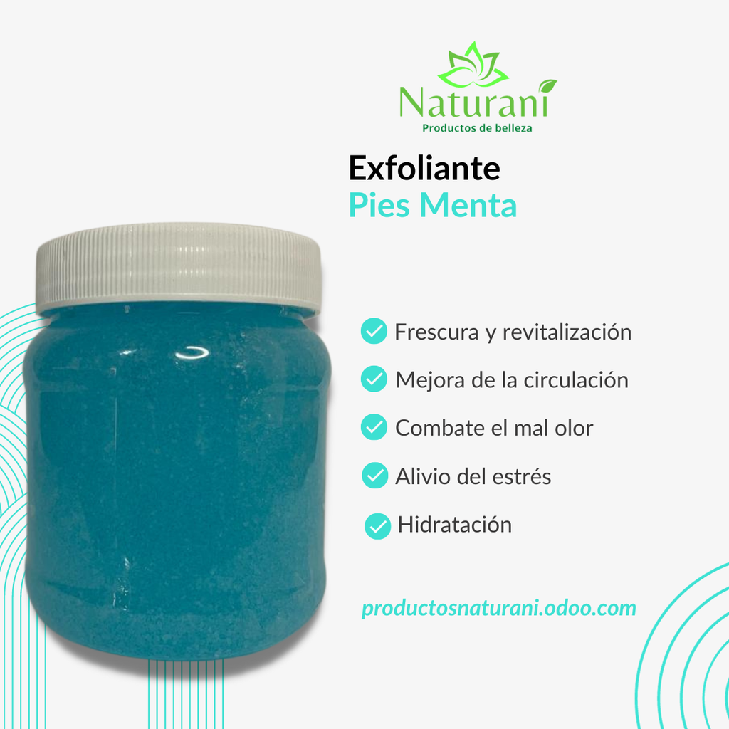 EXFOLIANTE DE MENTA PARA PIES 250 G