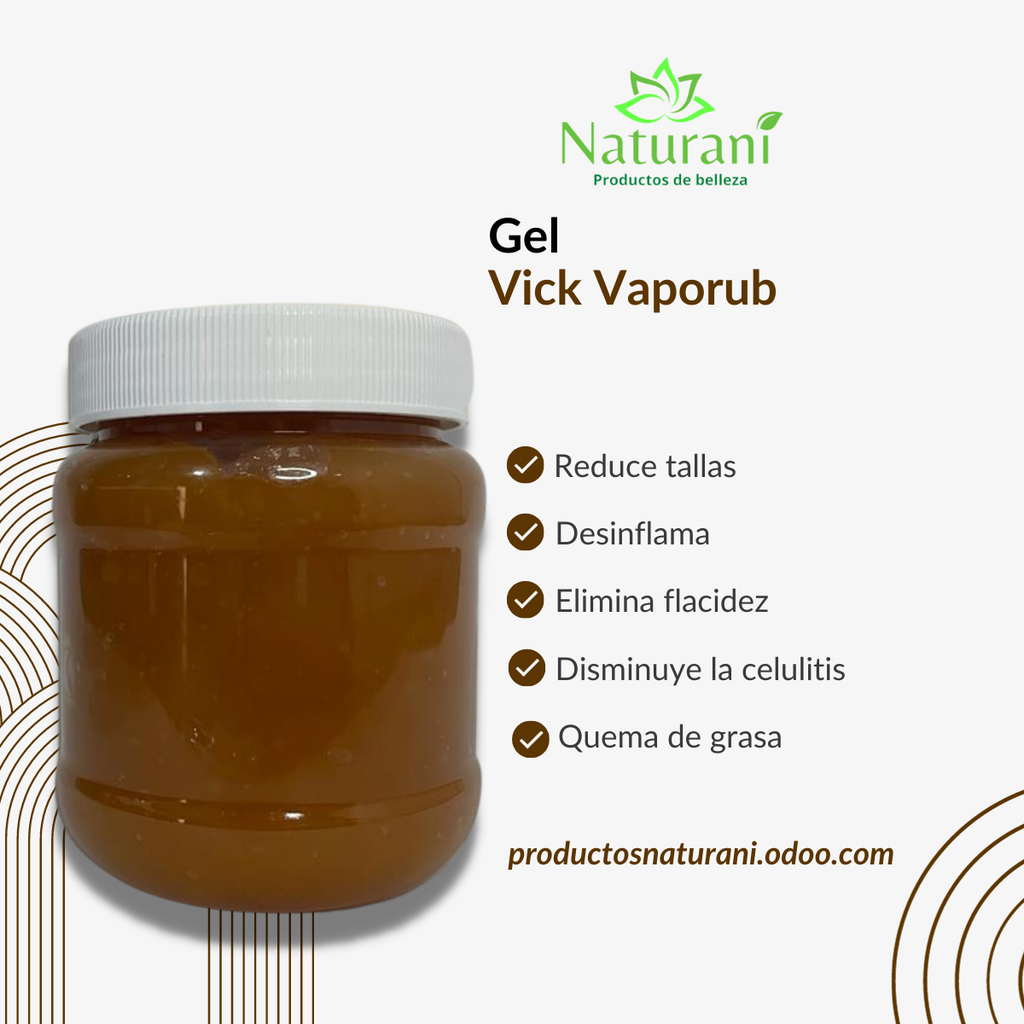 GEL REDUCTOR CON VICK VAPORUB