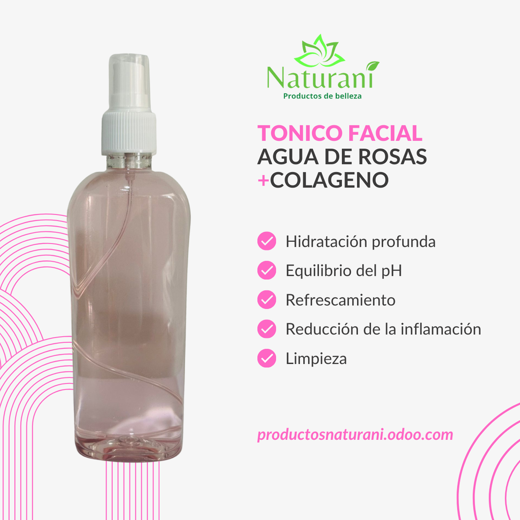 AGUA DE ROSAS CON COLAGENO 250 ML