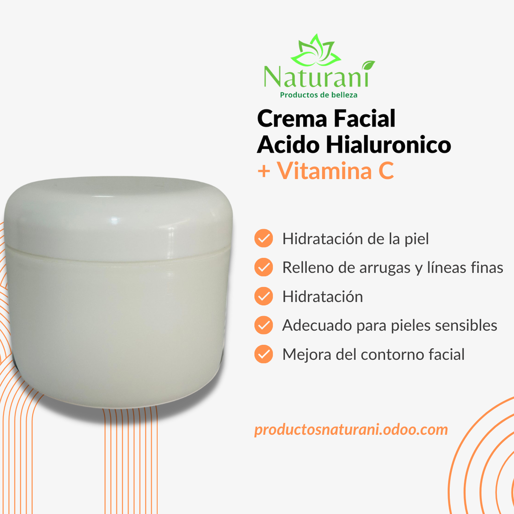 CREMA ACIDO HIALURONICO CON VITAMINA C 120 G