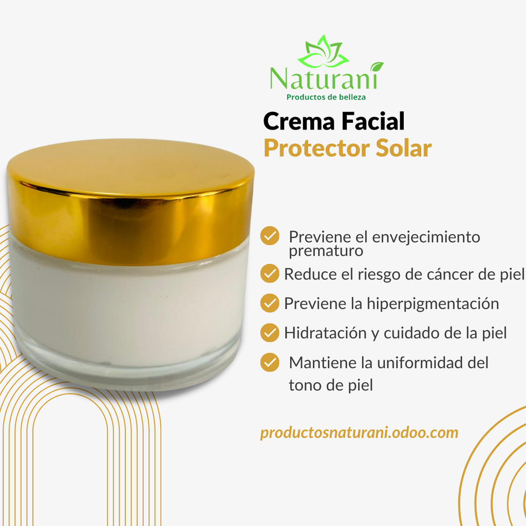 CREMA FACIAL CON PROTECTOR SOLAR FPS 50 50 GRS