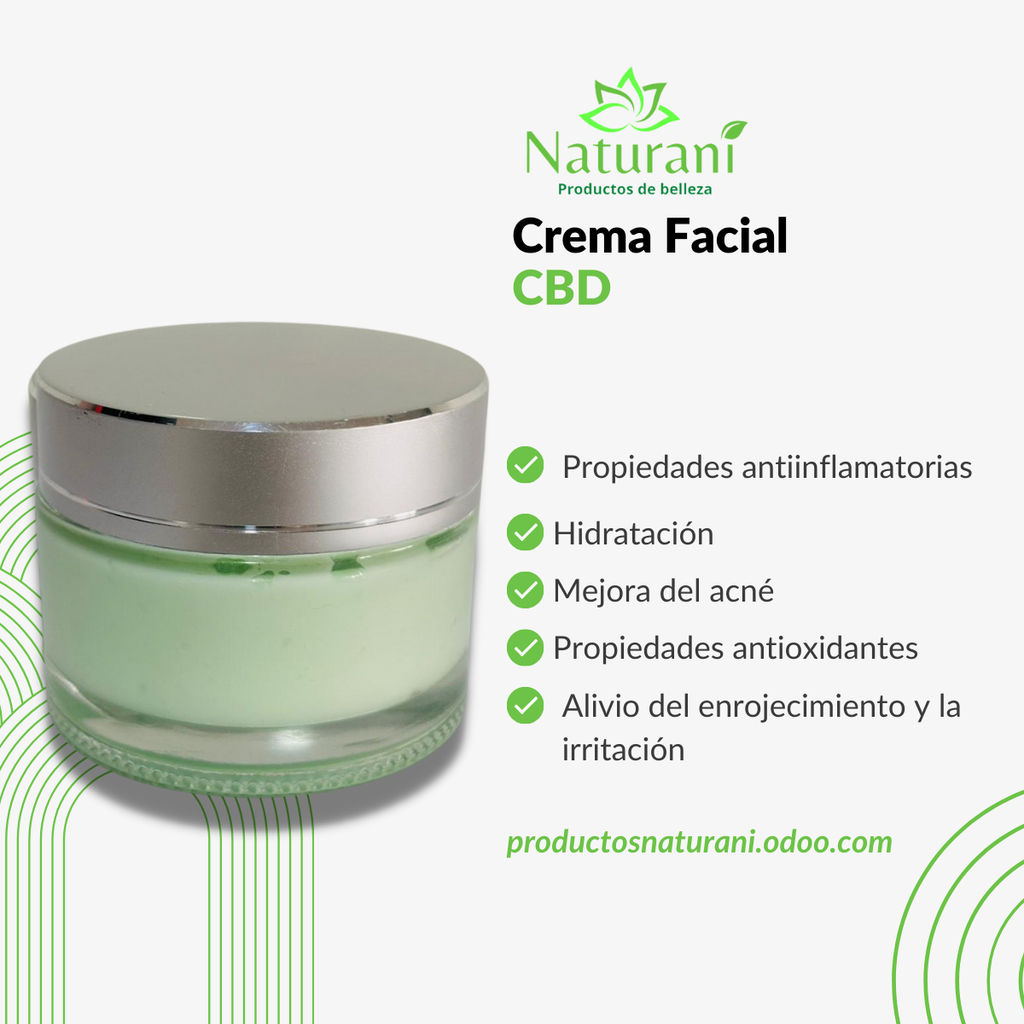CREMA FACIAL DE CBD 50 G
