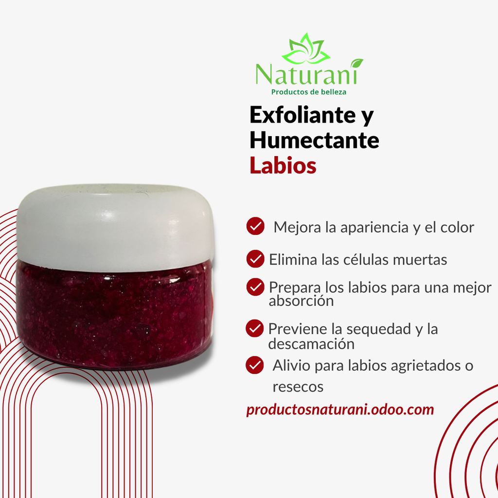 EXFOLIANTE Y HUMECTANTE DE LABIOS SABOR FRESA 25 G