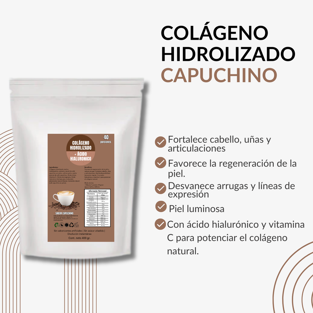 COLAGENO HIDROLIZADO DE CAPUCHINO 400 G