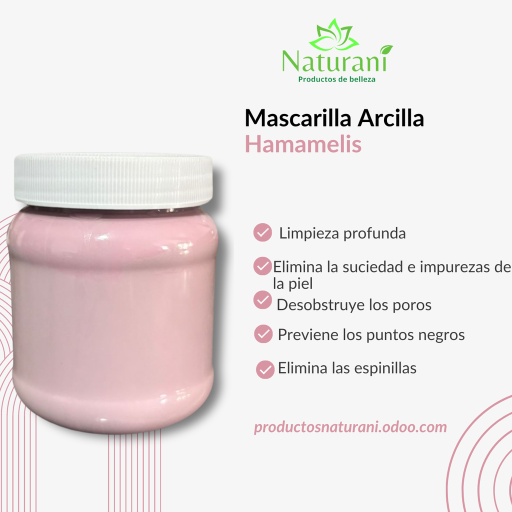 MASCARILLA ARCILLA HAMAMELIS 250GRS