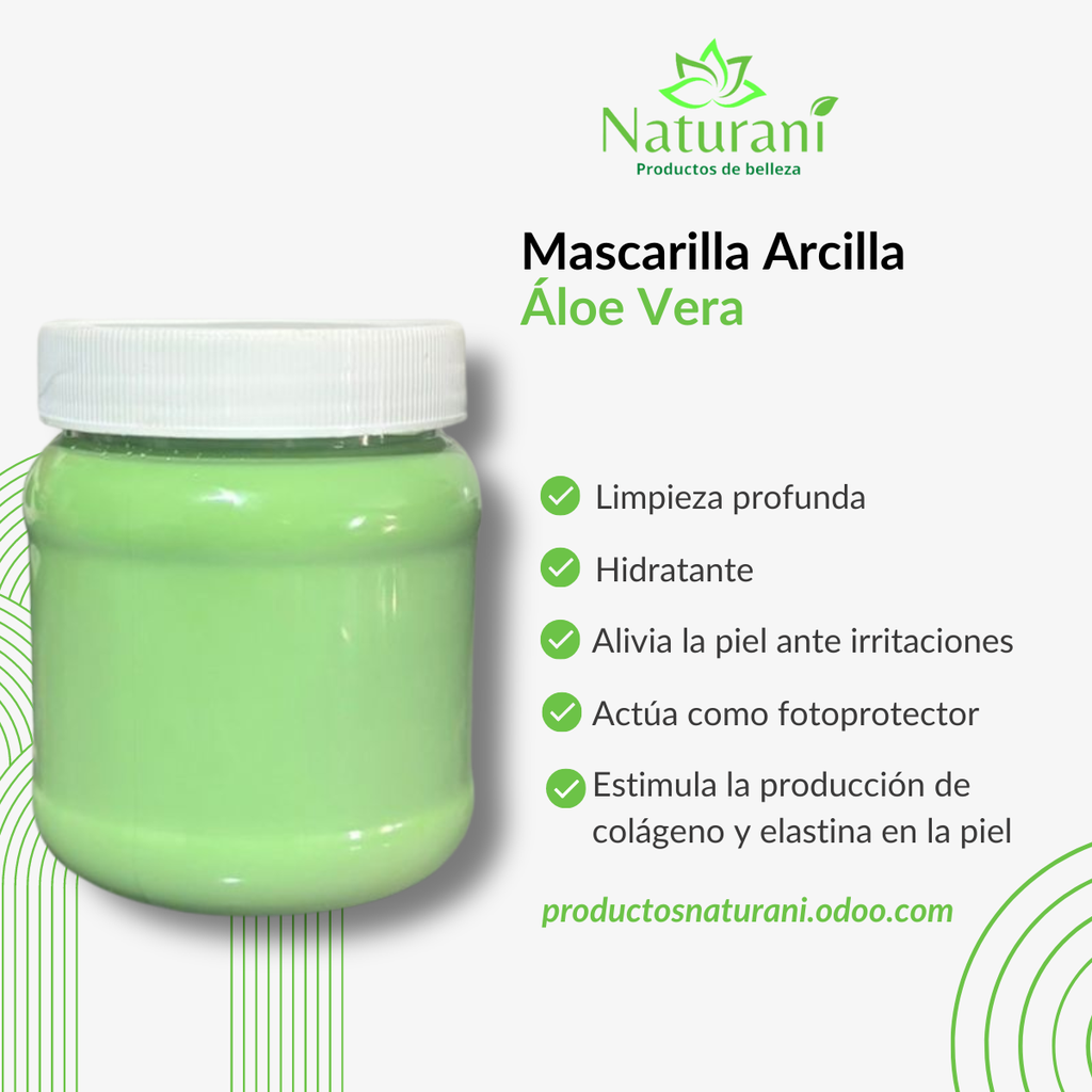 MASCARILLA ARCILLA ÁLOE VERA 250GRS