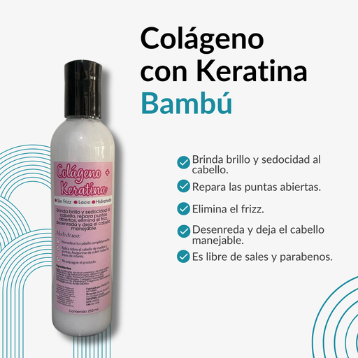 KERATINA CON COLAGENO BAMBÚ 250 G